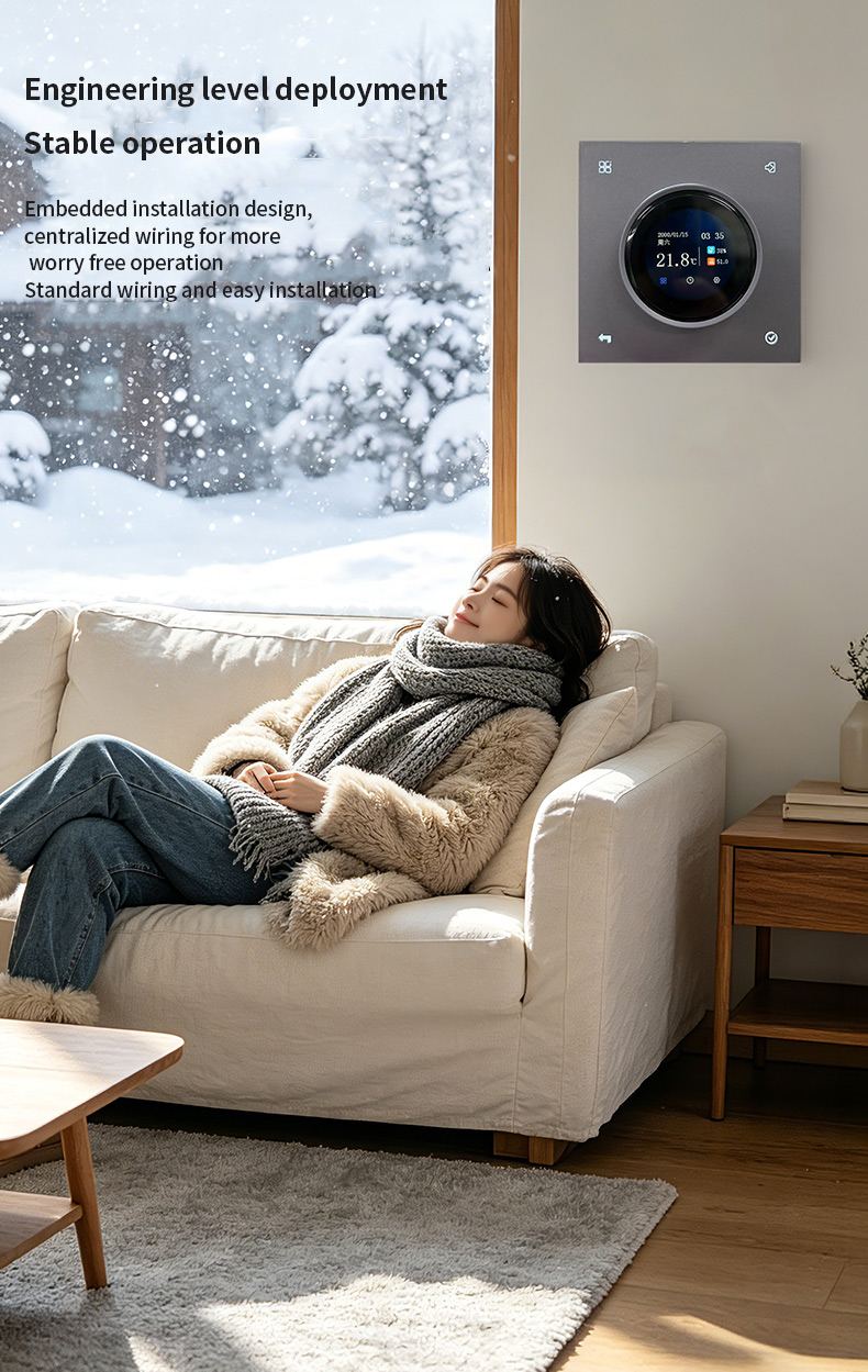 ADM8 Smart WiFi Color Screen Thermostat for Floor Heating & Boiler detail 4