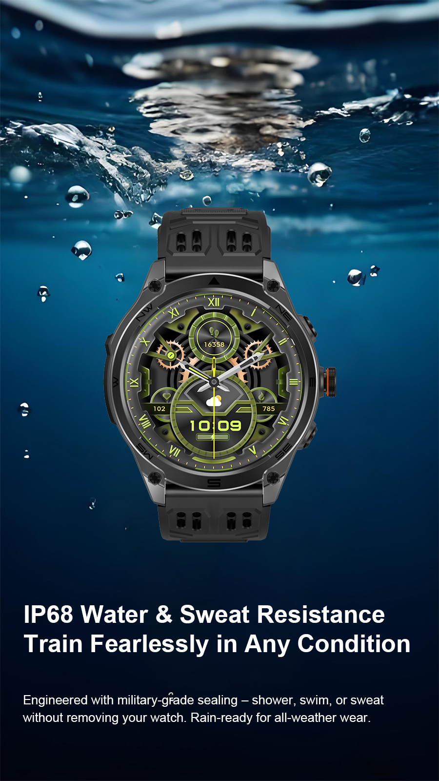 MA70 Rugged Outdoor GPS Smartwatch with 1.75" AMOLED Display detail 5