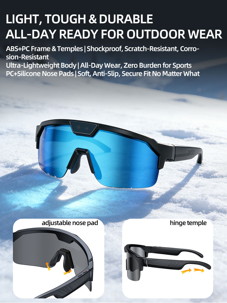 Q01 AI Sports Camera Glasses detail 4
