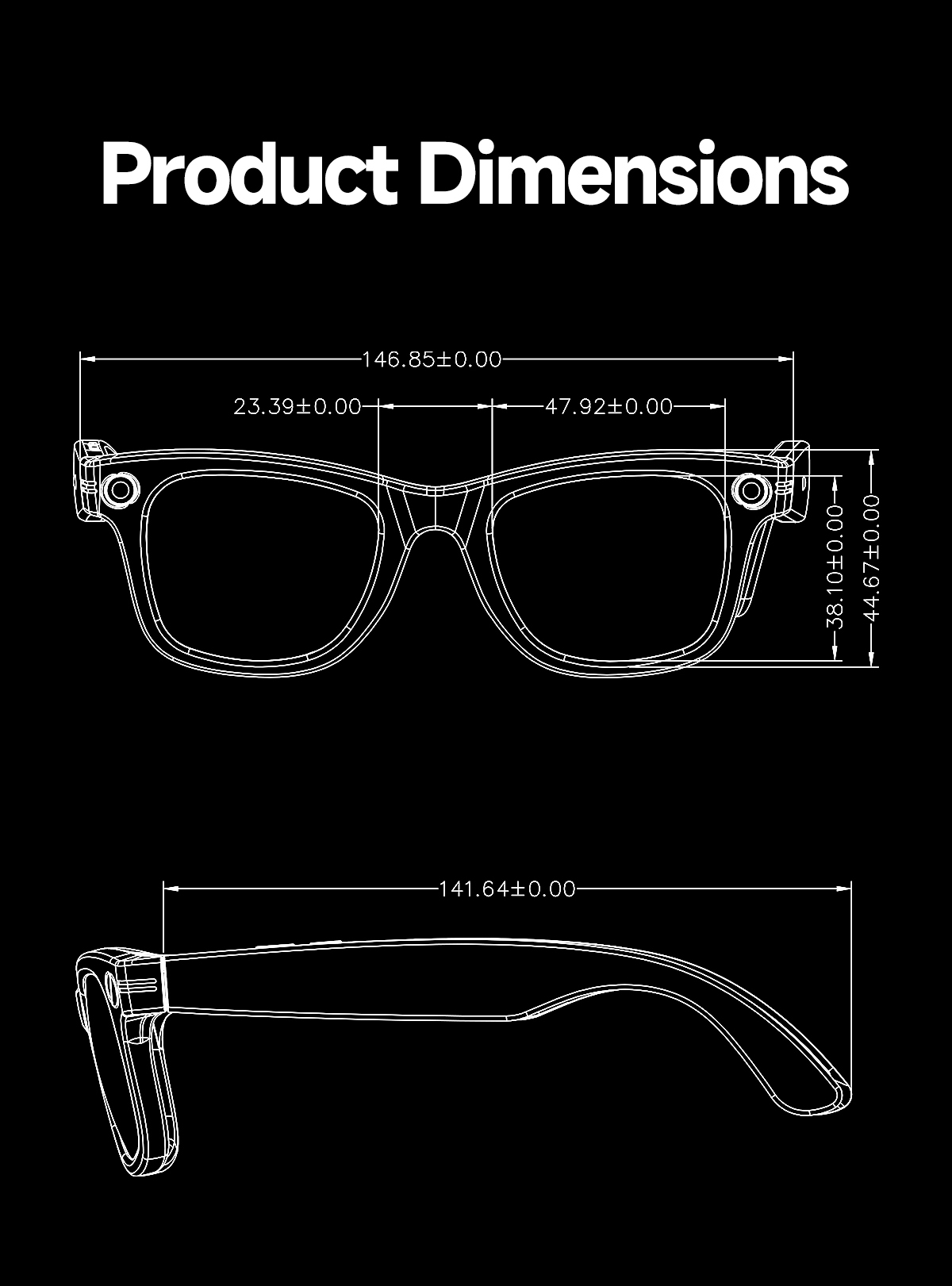 8MP AI Camera Smart Glasses with AI Translation and WiFi S610T detail 15