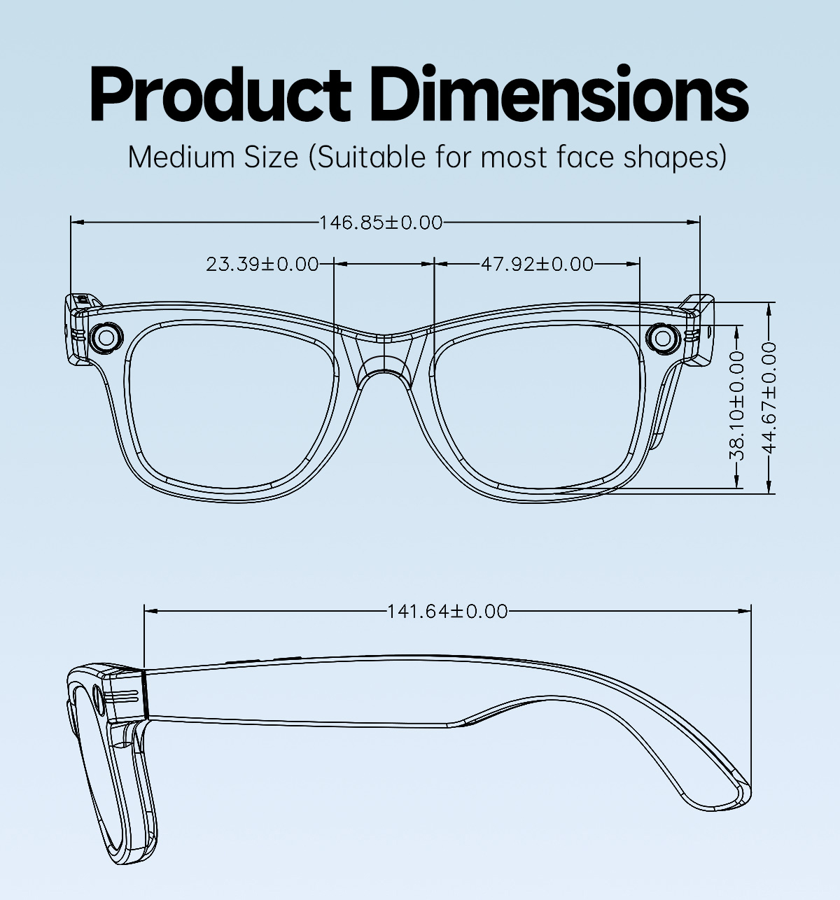 S620Pro 13MP AI Camera Smart Glasses with OIS Optical Stabilization AI Translation Voice Assistant and WiFi Transfer detail 11