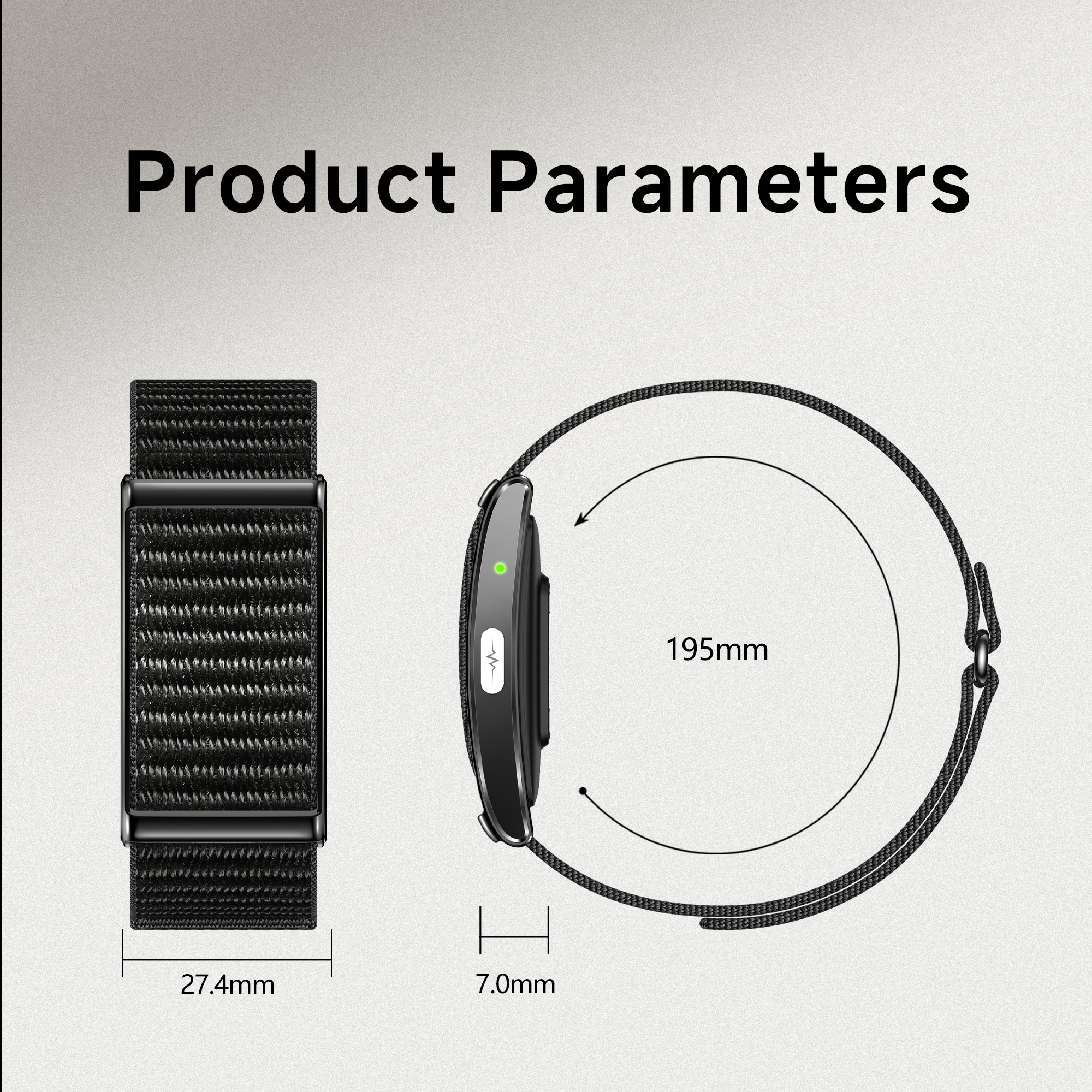 Screenless Ecg Smart Health Band AE54 detail 3