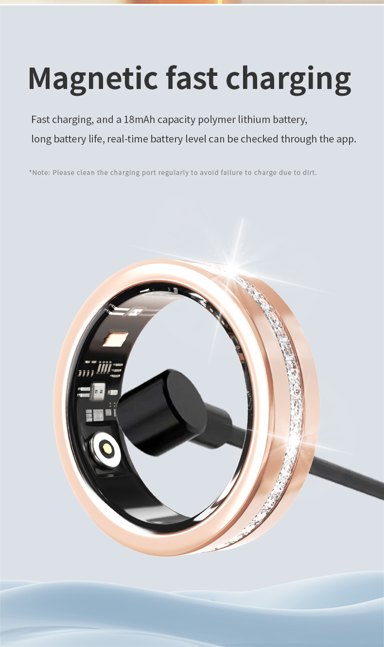 Smart Ring with Health Monitoring Sleep Tracking and Sports Modes detail 5