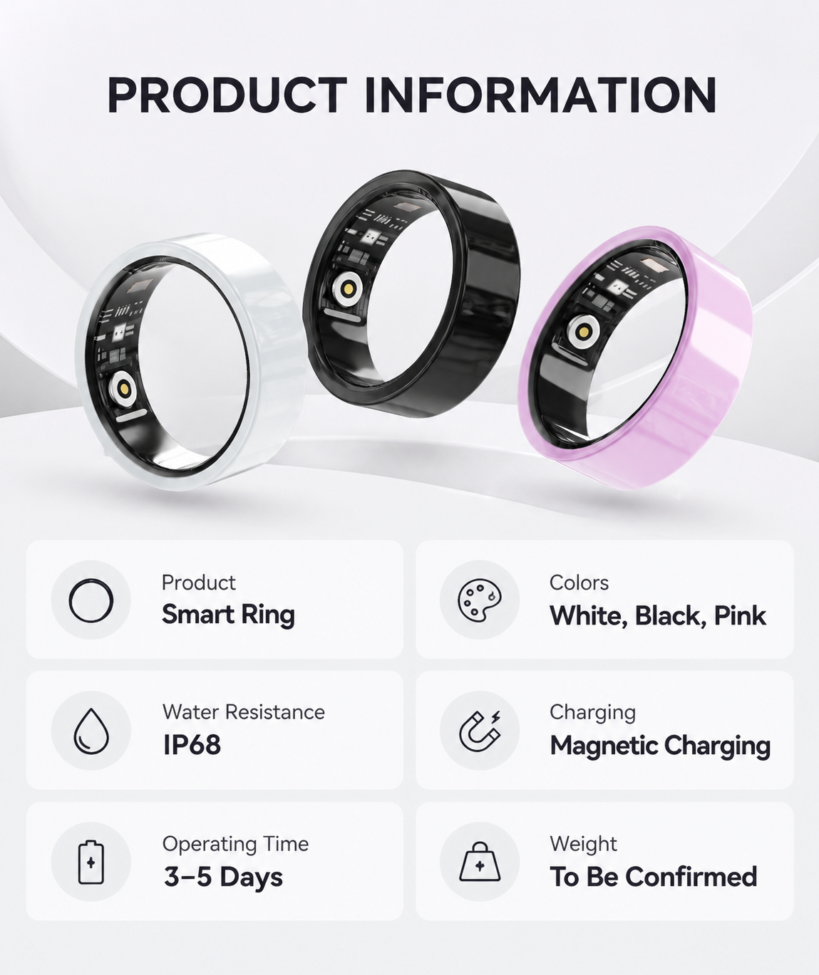 Smart Ring with Health Monitoring Sleep Tracking and Sports Tracking R04 detail 8